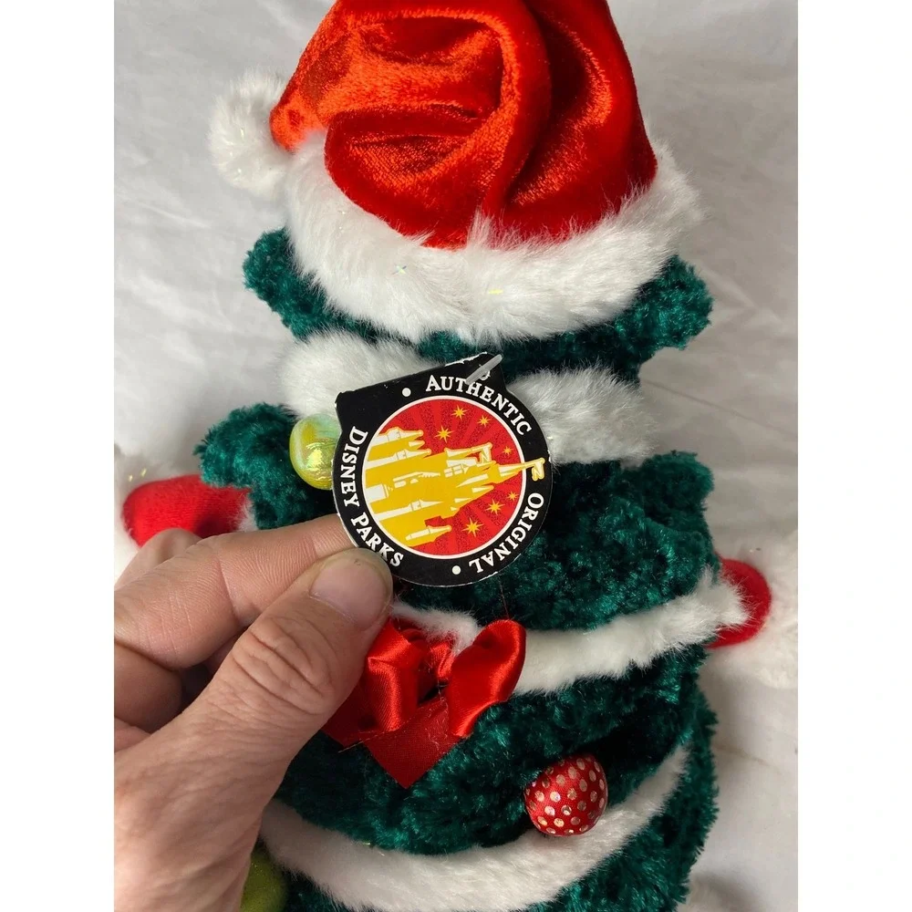 Disney 2010 Festive Goofy Plush Christmas Tree‎ Santa Hat Disneyland